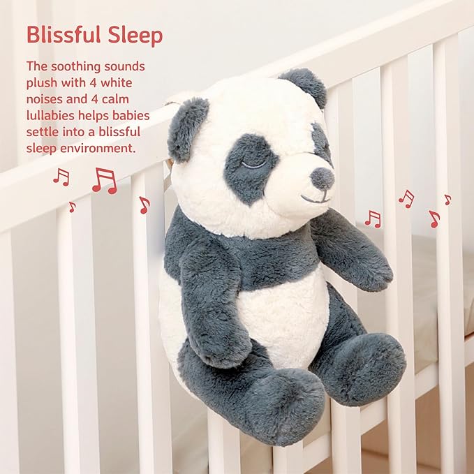 Cloud b Sound Machine with White Noise Soothing Sounds | Cuddly Stuffed Animal | Adjustable Settings and Auto-Shutoff | Peaceful Panda™