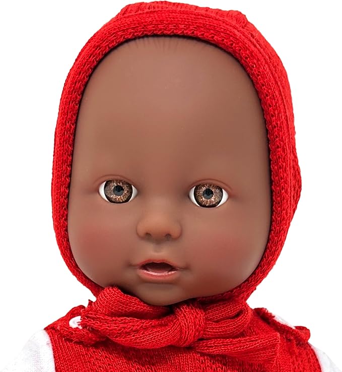 12 inch Realistic Baby Doll with Soft Body and Vinyl Head, Arms, and Legs, Beautiful Soft Baby Doll Dressed in a Matching Onesie and Hat – Packaged in a Gift Box– Ideal Size for Toddlers, Boys, Girls