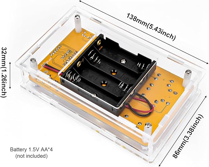 LEPANDA DIY Game Console, Soldering Project Kit, Electronics Solder Practice Kit, Designed for Students, Great STEM Project and Gift