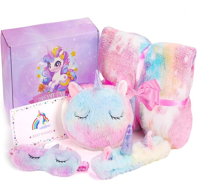 Jenria Unicorn Gifts for Girls, Christmas Birthday Gifts for Girls Age 3 4 5 6 7 8 9 10 Years Old Girl Birthday Gift Ideas, Unicorn Toys, Daughter, Niece, Granddaughter
