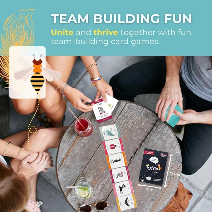 Totem the feel good game – Team Building, Therapy Games for Teens, Family Games for Kids and Adults, Counseling Activities, Boost Mindfulness, Social Emotional Skills and Self-Esteem