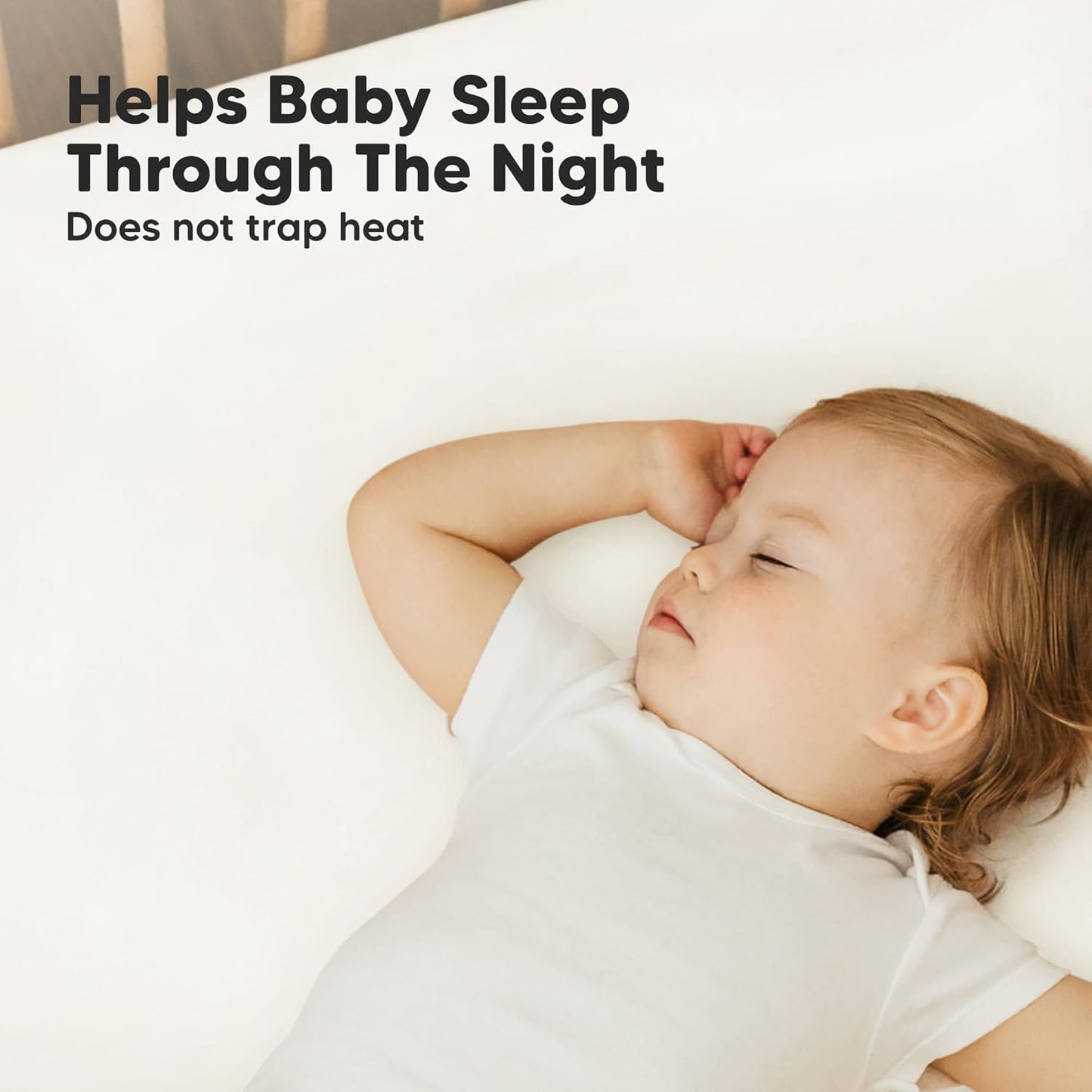 2-Pack Mini Crib Sheets Fitted - 38x26 Pack N Play Sheets for Pack and Play Mattress, Organic Cotton, Soft & Breathable Playard Bedding, Neutral Mini Toddler Bed Cover for Boys, Girls (Khaki)