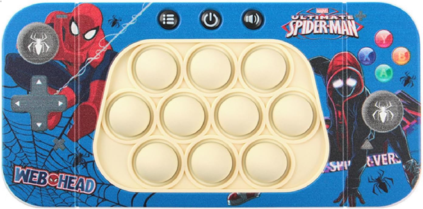 Creative Stress Relief Toys, Decompression Breakthrough Puzzle Pop Button Gopher Game Machine, Novelty Fidget Toys Party Favor Gifts for Kids Adults, Toy for 3+ Year Old (Spiderman)