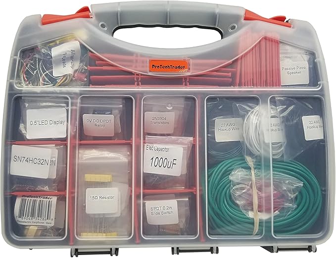 Make: Electronics 3rd Kit 1 & 2 Ultimate Bundle Includes Book & Deluxe Kits - Beginner Intermediate & Advanced Component Pack Follows The Experiments in Make: Electronics Third by Charles Platt