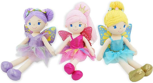 June Garden 16" Enchanted Garden 3 Fairy Dolls Package- Best Value