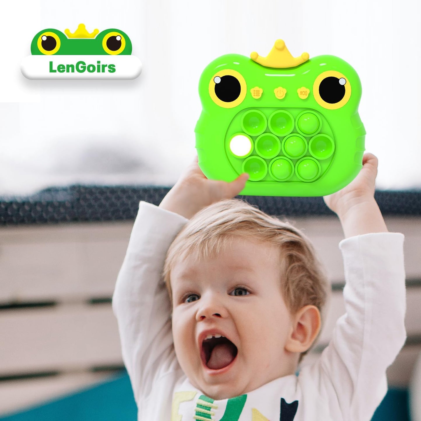 Pop GameToys for Kids 6-12, Fidget Toys for Autism Sensory Toys Mini Games,Bubble Stress Fingertip Luminescence Light Up GameBirthday Gifts for Boys, Girls