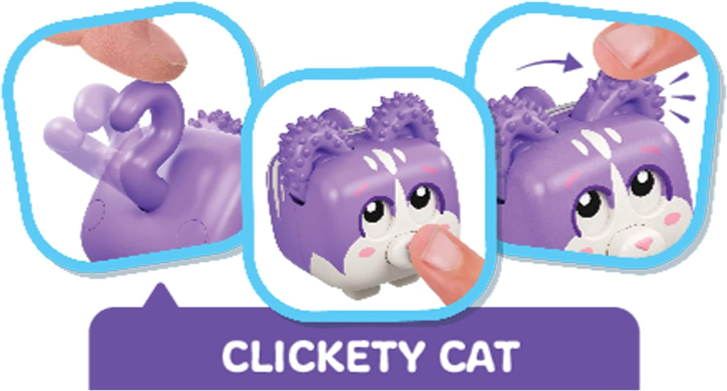 Little Live Pets - Squirkies: 3 Pack: Metallic Pop Tube Pup | Interactive Fidget Toys,Feature, Click, Flick, Tangle, 30+ to Collect, Multiple Fidget Points, for Kids Ages 5+.