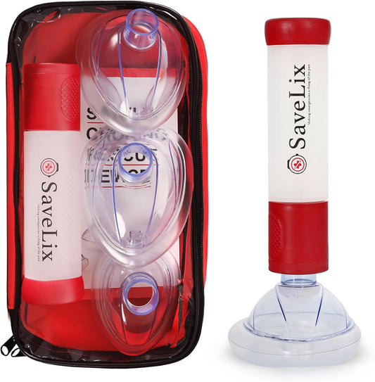 Anti-Choking Device – Portable Airway Suction Device & First Aid Kit for Adults & Children – Lightweight & Compact Emergency Solution for Home, Car & Travel