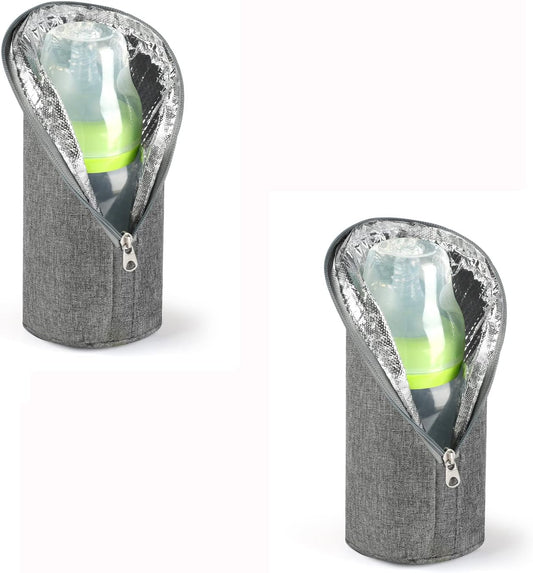 Accmor Baby Bottle Cooler Tote Bags, Insulated Breastmilk Cooler Bag, Nursing Bottle Warmer Bag for Nursing Mom Daycare Travel