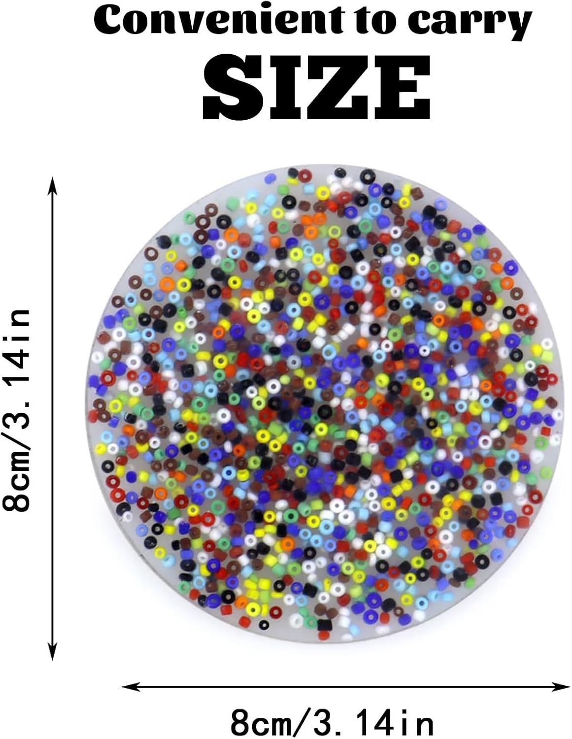 Picky Pad Fidget Skin Picking Fidget Toys for Anxiety Pick Pad Fidget for Trichotillomania Picky Party Pad for ADHD OCD (1pcs, 8cm)