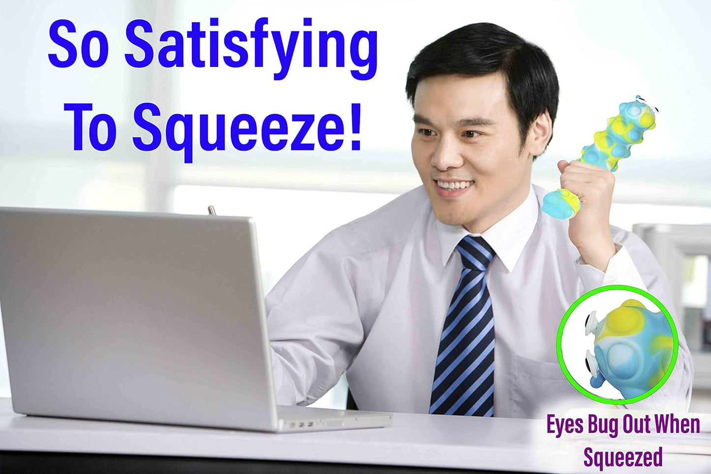 Squidopop Pop It Baby Toddler Suction Bath Toys Child Fidget Sensory Toy Caterpillar Animal Fidgets (4 Pack, Pop It Squidopop)