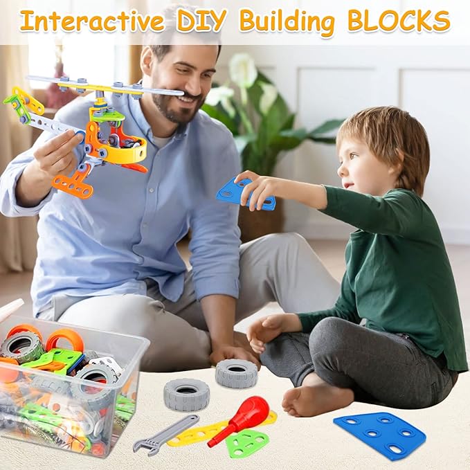 10 in 1 STEM Toys for 4 5 6 7 8+ Year Old Boy Girl Birthday Gifts Building Toys for Kids Ages 4-8 5-7 6-8 Preschool Educational Stem Activities for Boys 3-5 4-6 8-10 Creative Games Christmas Idea Gift