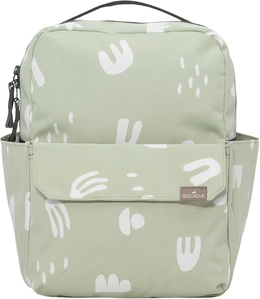 RED ROVR Mini Roo Lightweight Backpack | 6 pockets for everyday essentials (Pear Doodle)