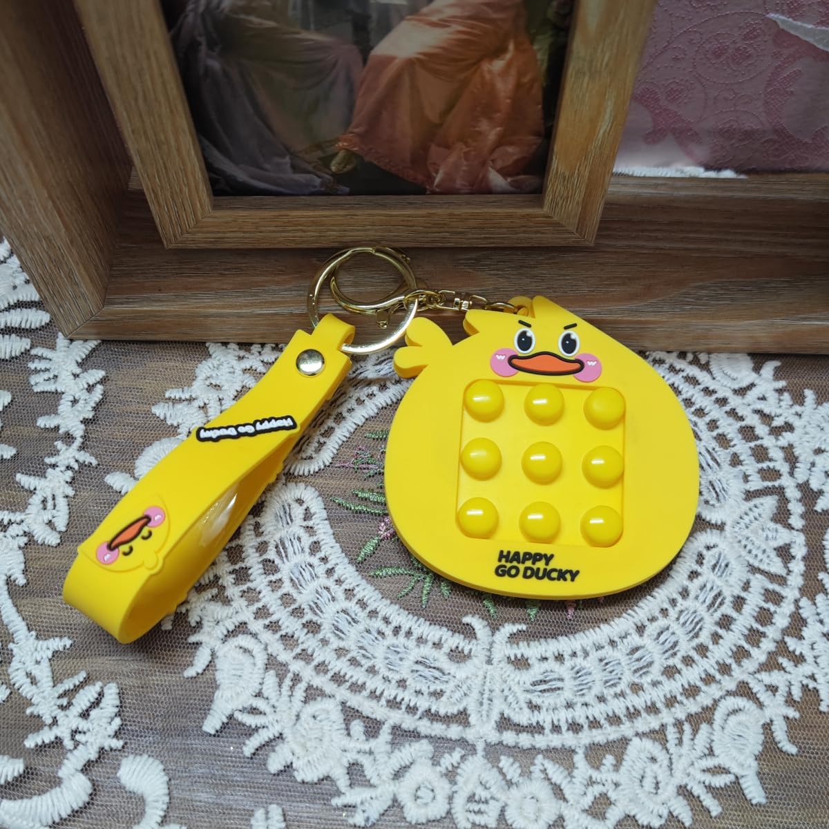 Stress Relief Pop Fidget Duck Toy,Adult Stress Reduction Toy, Fingertips Sensory Toy for Autism,ADHD, Anxiety, Office Relaxation, Holiday Gift Stuffer (B-Stress Relief Toy)