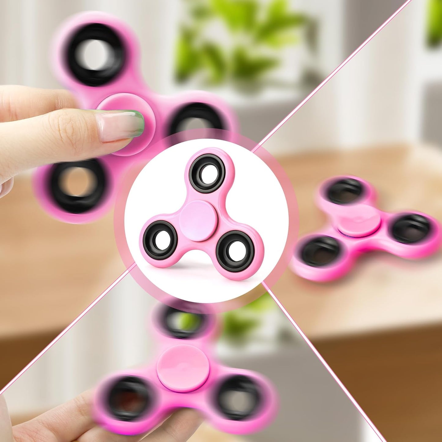 Fidget Toys for Kids, Sensory Toys Adults, Fidget Toys for Adults Kids 8-12, Small Prizes for Kids for Rewards, ADHD Fidget Toys (Pink)