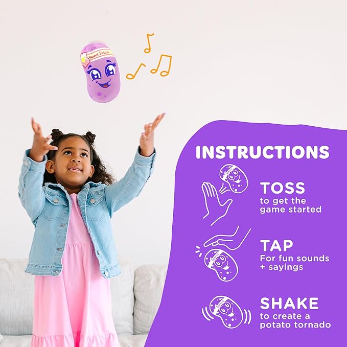 Move2Play, Pass The Potato, Hilariously Wild and Fun Active Play Game | Gift for Kids & Toddlers | Boys & Girls Ages 3, 4-8+ | Indoor/Outdoor Toy| Summer & Camping Fun