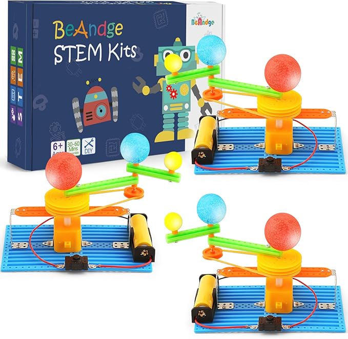 Solar System Model STEM Kits, Bulk Craft Science Kits for Kids Age 8-12, STEM Toy for Ages 8-13 8-10, Science Experiment Building Projects 6-8 12-14, Engineering Toys Gifts for Boys Girls 6 7 8 10 12