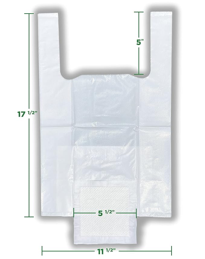 Pail Buddies 60 Refill Potty Bags: Absorbent, Disposable Liners Compatible with OXO Tot 2-in-1 Go Potty | Strong, Leak-Proof Bags Fits Most Travel Potties, Potty Chairs, Potty Seats & Portable Toilets