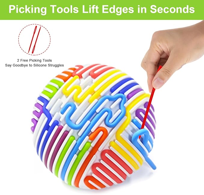 Sensory Toys for Kids with Autism,3D Sensory Ball,Sensory Fidget Toy for Anxiety Relief,Autism Sensory Toys for ADHD, Anxiety, Enhances Concentration and Fine Motor Skills(TB002)