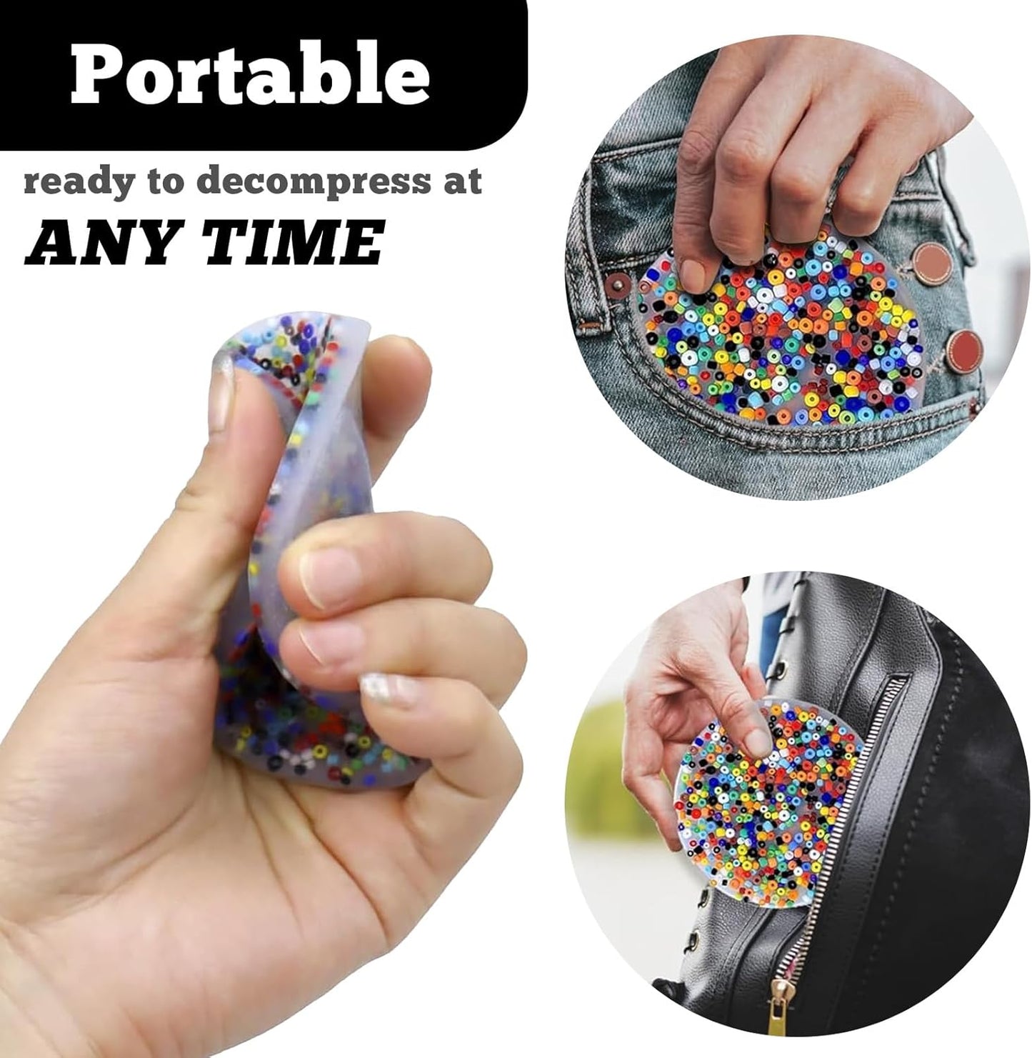 Picky Pad Fidget Skin Picking Fidget Toys for Anxiety Pick Pad Fidget for Trichotillomania Picky Party Pad for ADHD OCD(2pcs, 8cm)