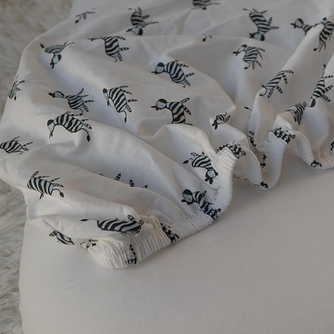 Gllquen Baby Bassinet Sheets 2 Pack, 100% Organic Cotton Bassinet Fitted Sheets for Girls Boys, Soft & Breathable Unisex Baby Mattress Sheet for Standard Bassinets 33"x17"(Yellow)