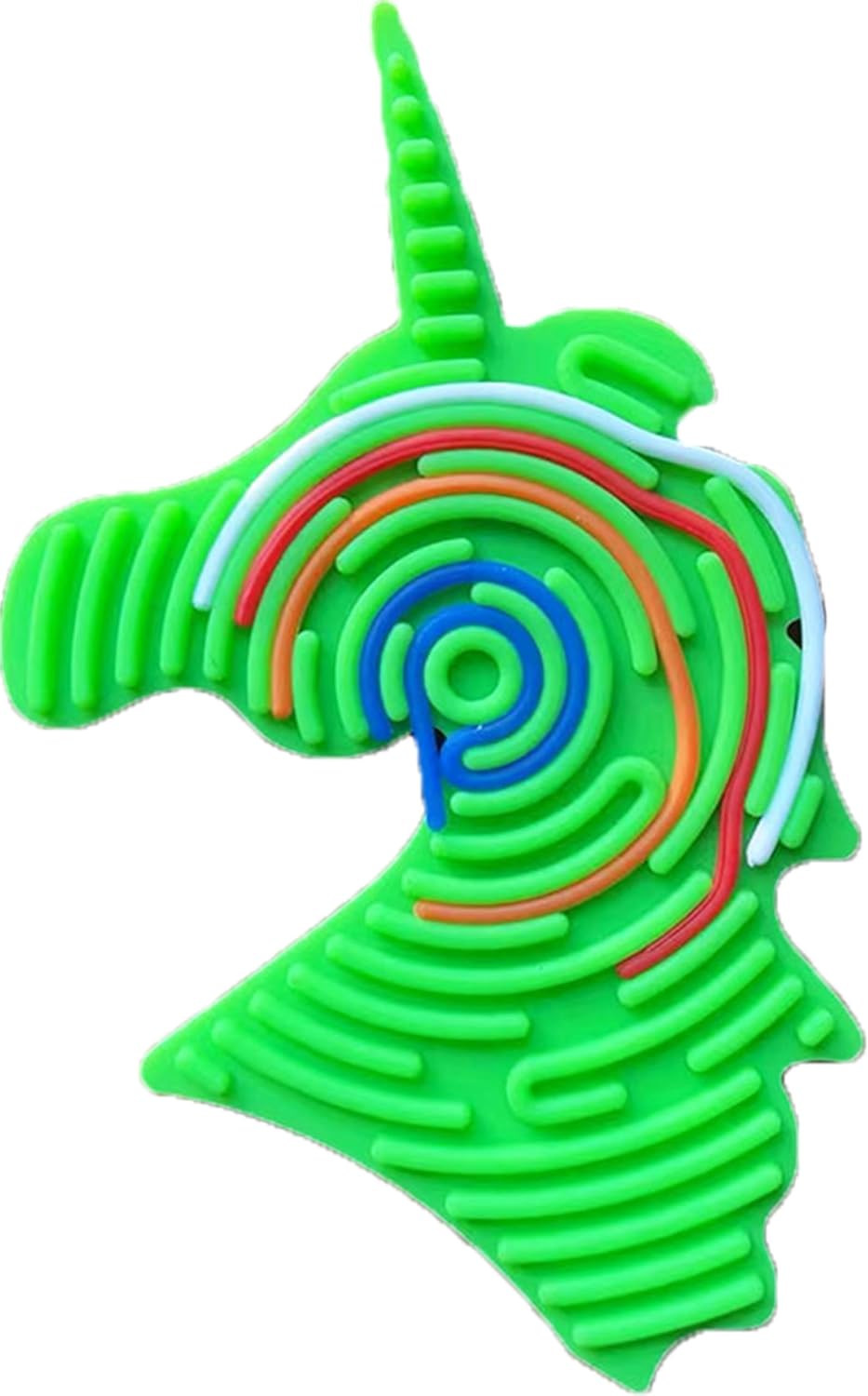 Sensory Activity Board,Double Side Silicone Calm Down Fidget Toy,Silent No Mess,Anxiety Relief Stress,ADHD & Autism,Portable with Travel Bag & 10 Strings (2pcs Yellow and Green)