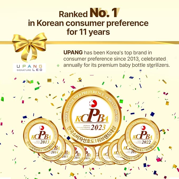 Signature UV LED Waterless Baby Bottle Sanitizer Large Capacity UV All-in-One Household Cleaning Sanitizing (Seige Green)