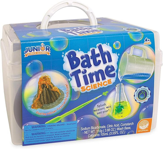 MindWare Junior Science Academy: Bath Time Science – 5 Amazing Beginning Science Experiments for Kids Ages 4 & Up – Boys & Girls Have Fun Learning About Science at Home