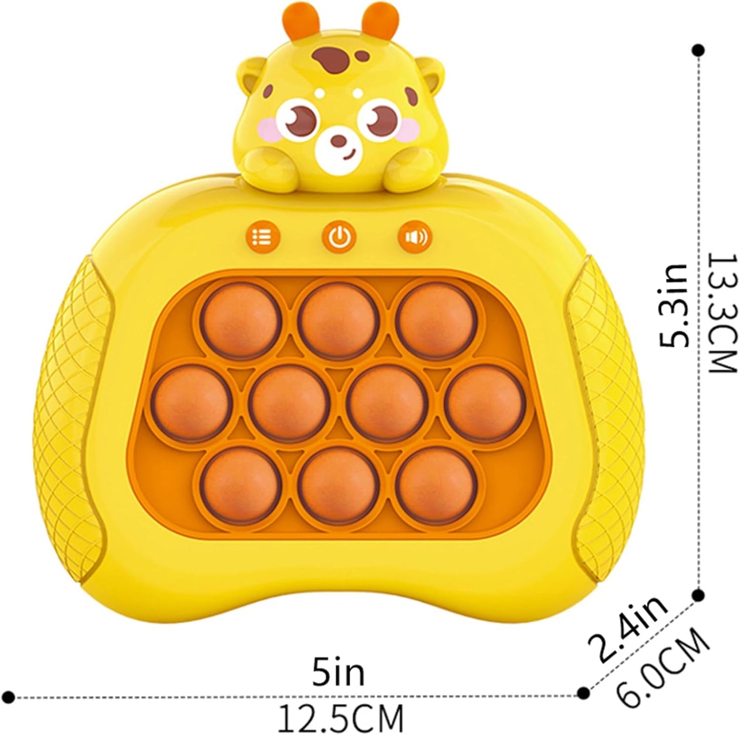 Upgrade Quick Push Toy with Lights, Fast Push Bubble Game Fidget Sensory Toys, Pocket Game for Kids Children's Decompression Breakthrough Puzzle Game Machine