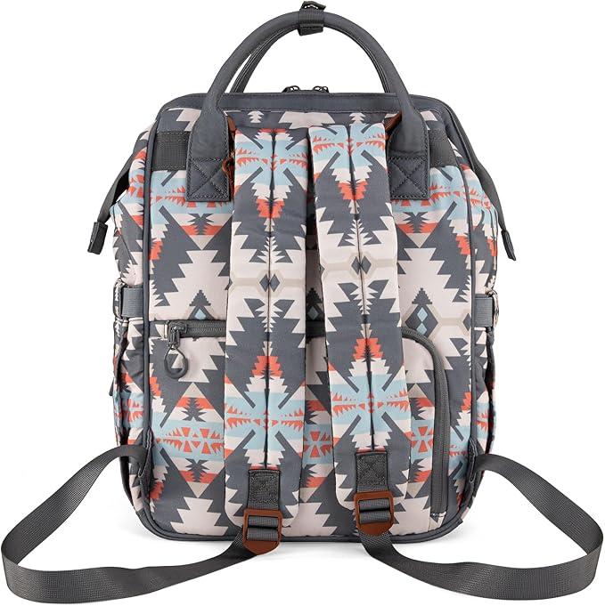 Wrangler Callie Diaper Bag Backpack with Stroller Straps Multifunction Baby Travel Bag WG2210-9110GY