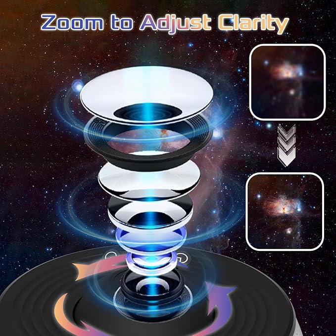 Galaxy Projector, 13 in 1 Home Planetarium Galaxy Projector for Bedroom, Star Projector Galaxy Light with Timer, Night Light Projector for Kids Adults, Ceiling Projector, Room Decor-Black