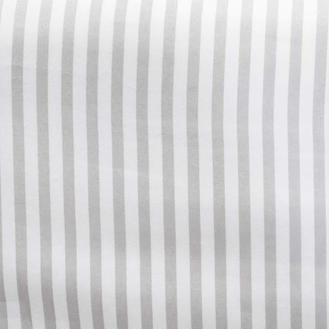 Crib Fitted Sheet by Pure Bamboo, Genuine 100% Organic Viscose Derived from Bamboo, Luxuriously Soft, Ultimate Cooling, Fits Standard Size Crib Mattress (Stripes)