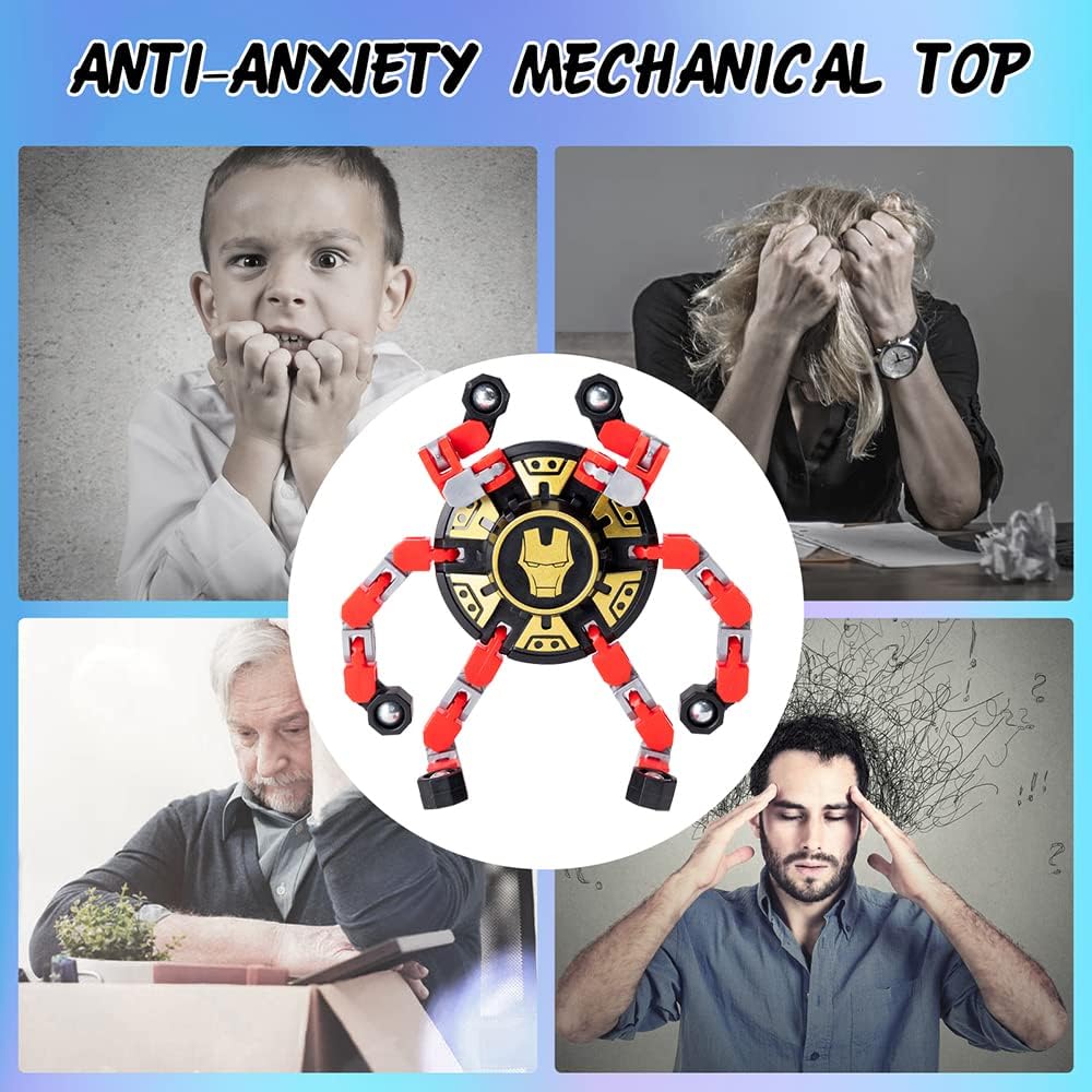 Transformable Chain Robot Toy (8 Pack Unicorn Transformable Chain Robot Toy)