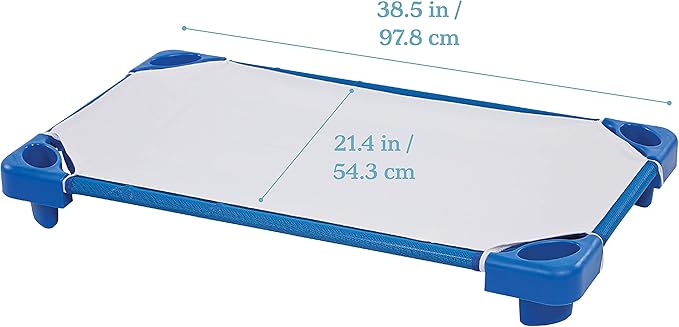 ECR4Kids Cot Sheet, Toddler Size, Rest Time Accessories, White, 12-Pack