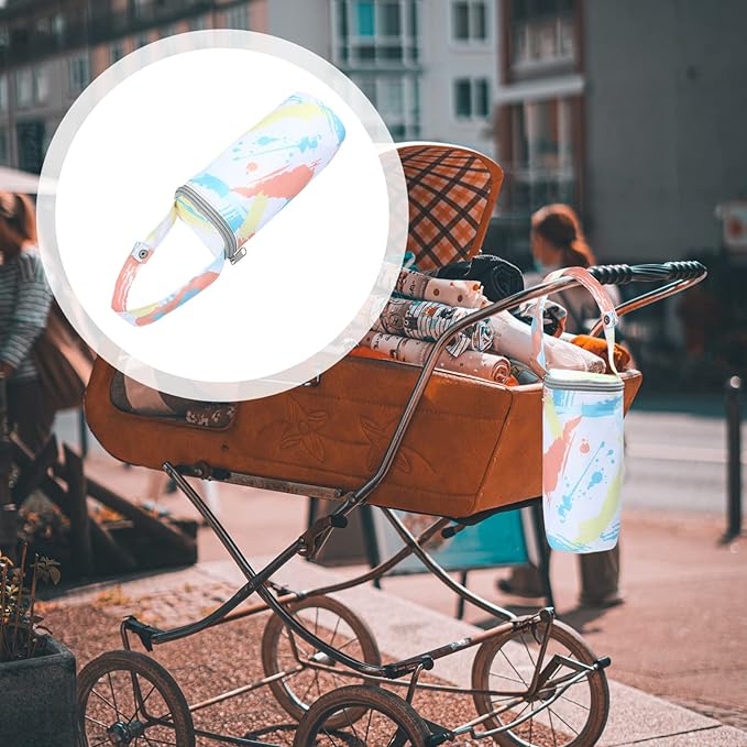 Kisangel Insulated Baby Bottle Pouch Bottle Thermal Bag Breastmilk Carrier Bag Water Strap Insulated Cooler s for Baby Tote