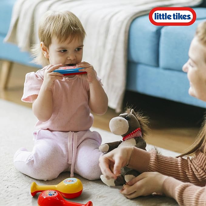 Lollipop Little Tikes Musical Instruments Set - Flute, Maracas, Harmonica, Tambourine for Toddlers, Educational Musical Toys Toys for Kids 24 Months+