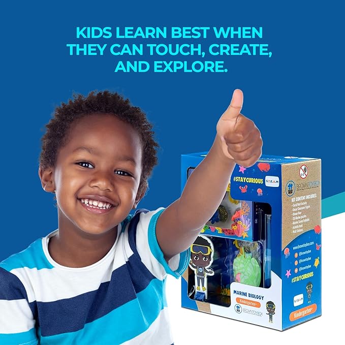 Educational Science STEM Kit for Kids Ages 6–8- Gift for Boys & Girls (Oscar Marine)