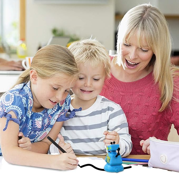 REMOKING Magic Inductive Robot Toys，Creative Track Puzzle Race Game，Learning and Educational Toys for Boys & Girls 3 Years and Up，Party and Birthday Gifts