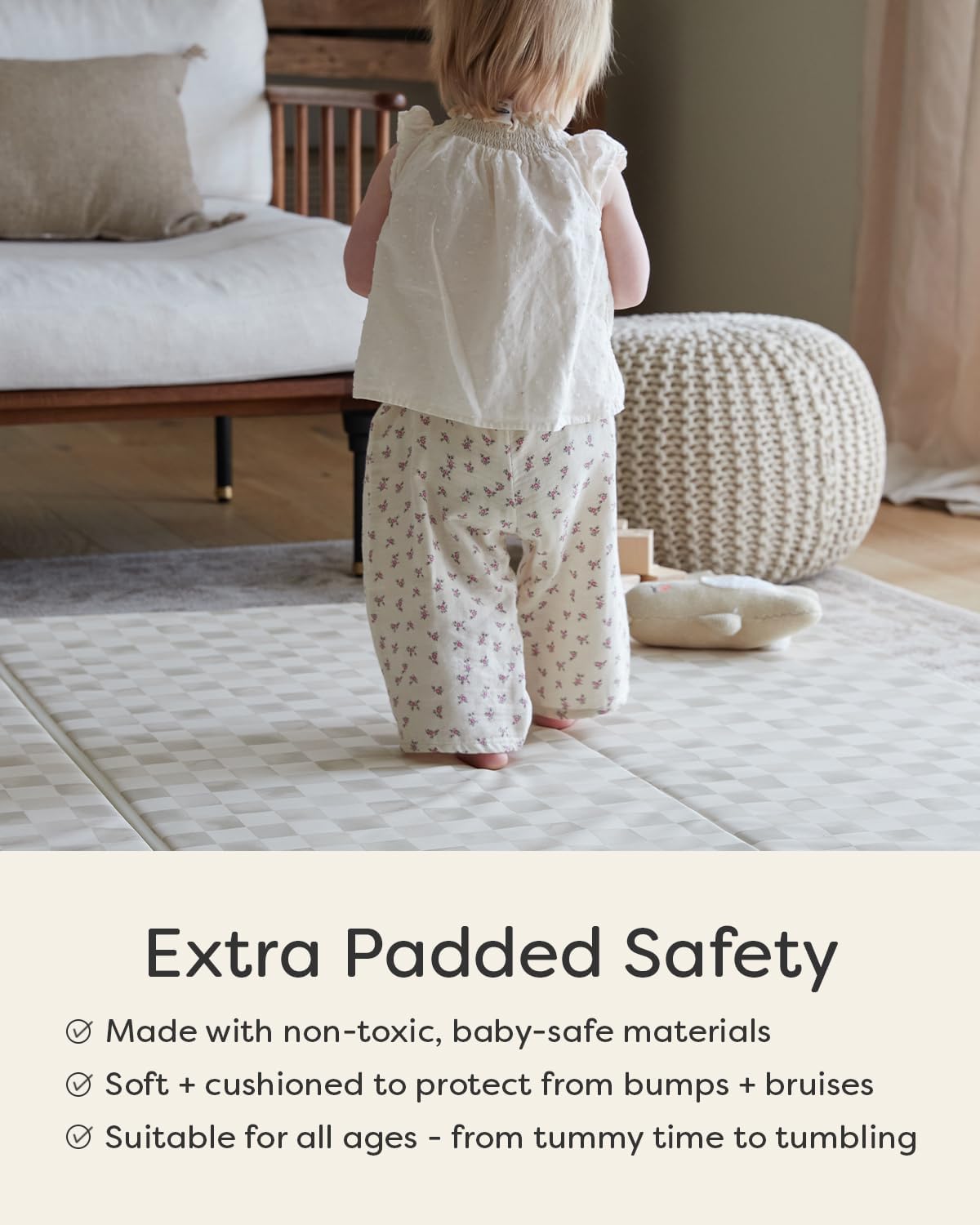 Foldable Baby Tumbling Mat – Foldable Kids Play Mat | Durable, Stylish, and Cushioned Design