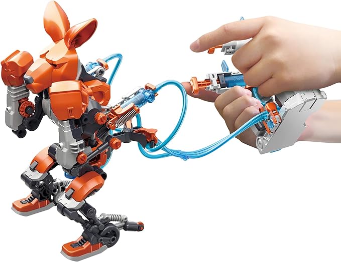 Thames & Kosmos Hydraulic Boxing Bots STEM Experiment Kit | Build Two Hydraulic-Powered Boxing Robots! | Explore Hydraulic, Water-Powered Systems | Challenge a Friend to a Robot Duel!