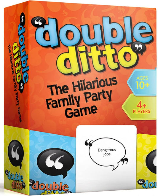 Inspiration Play Double Ditto - a Hilarious Award-Winning Family Party Game for 4-20 Players (Ages 8 and up)