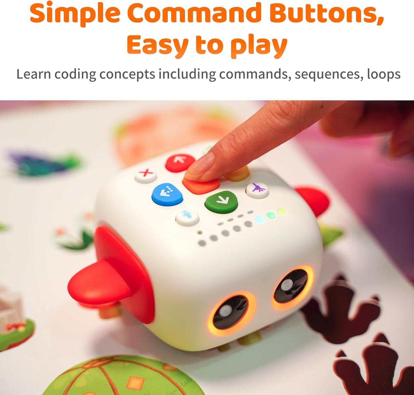 Upgraded Talebot Pro Coding Robot for Kids Aged 3-5, Education & Learning Toys for Toddlers to Learn Early Programming, Screen-Free STEM Robotics for Classroom Pre-k Kids Homeschool