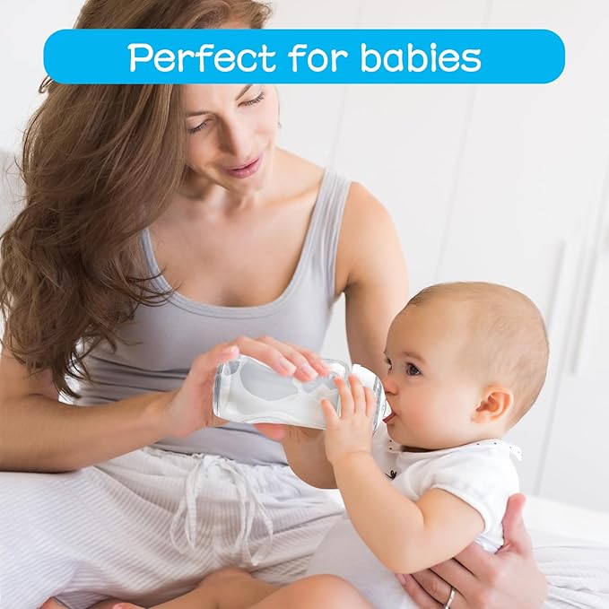 4-Count Silicone Bottle Nipples for Natural Start Anti-Colic Bottles & Advanced Anti-Colic Bottles & C to Natural Bottles and NUK Simply Natural Bottle, Anti-Colic Valve, Slow Flow, 1m+