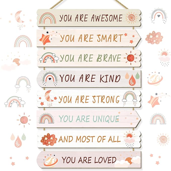 Bohemia Room Decor for Boys Girls Kids Room Decor, Boho Wall Art, Little Kids Bedroom Decorations,Toddler Classroom Deco for Boys, Bedroom Deco for children (Bohemia)