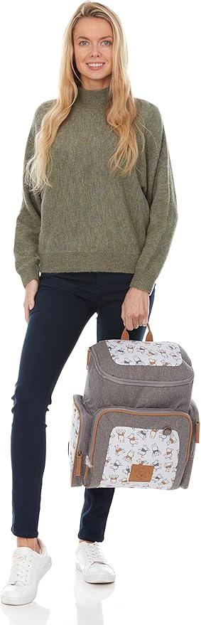 Disney Cudlie Baby Boys Jartop Backpack Diaper Bag in Winnie The Pooh Print, 16 Inch, Includes Changing Pad