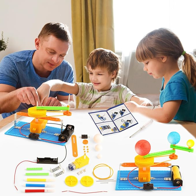 Solar System Model STEM Kits, Bulk Craft Science Kits for Kids Age 8-12, STEM Toy for Ages 8-13 8-10, Science Experiment Building Projects 6-8 12-14, Engineering Toys Gifts for Boys Girls 6 7 8 10 12