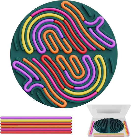 Sensory Fidget Toys for Kids Toddler Boys ,Sensory Activity Board for Stress Anxiety Autistic ADHD, Calm Down Travel Airplane Essentials Toys for 3+ Year Old, Stuffers Gifts for Teens Girls