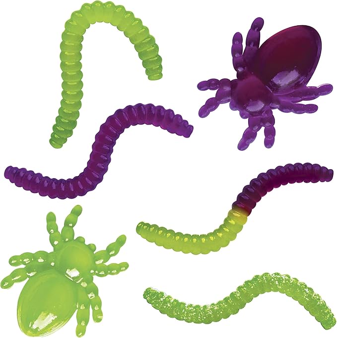 Thames & Kosmos Gross Gummy Candy Lab Worms & Spiders V2.0, Tasty Labs STEM Experiment Kit, Make Yummy Gummy Candies in Creepy Shapes, Explore Chemistry, Made in USA, Food Ingredients Included