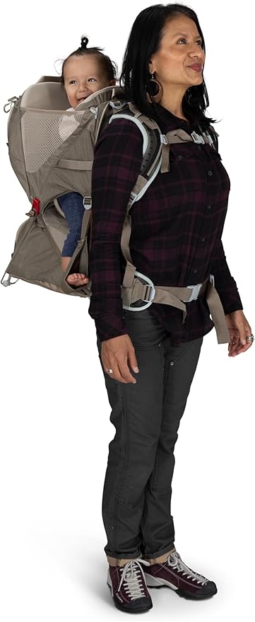 Osprey Poco LT Lightweight Child Carrier Backpack - Compact, Travel-Ready Kid Carrier with Sunshade and Adjustable Fit - Lightweight, Comfortable Hiking Carrier for Toddlers