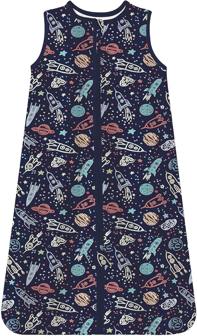 TotAha Light Sleep Sack, Stretchy, Soft, Cozy Wearable Blanket Sleep Bag with 2-Way Safe Zippers for 0-6-12-24 Months 0.5 TOG